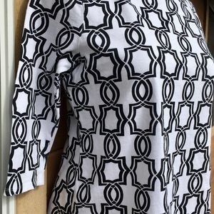 Cotton Chico’s Patterned Top